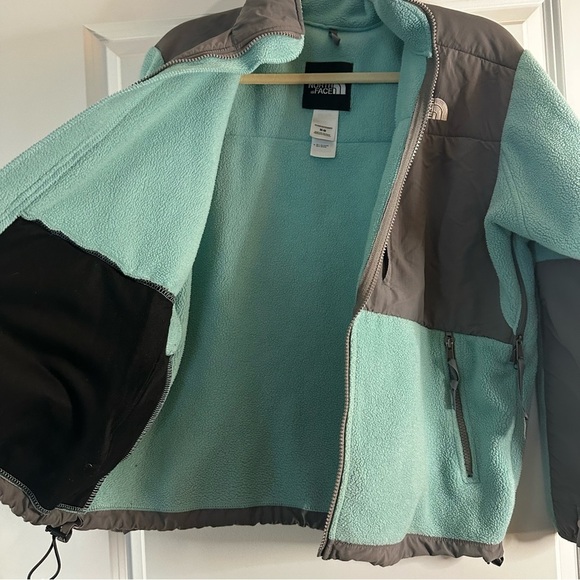 The North Face Women’s Denali Polartec Fleece Jacket Gray Teal Medium - Picture 6 of 14